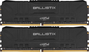 BL2K4G24C16U4B 8gb kit (4gbx2) ddr4 2400mt/s cl16 unbuffered dimm 288 pin ballistix black Crucial