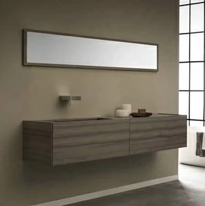 Toscoquattro Комплект мебели для ванной 01 из мрамора TIME св. коричневый