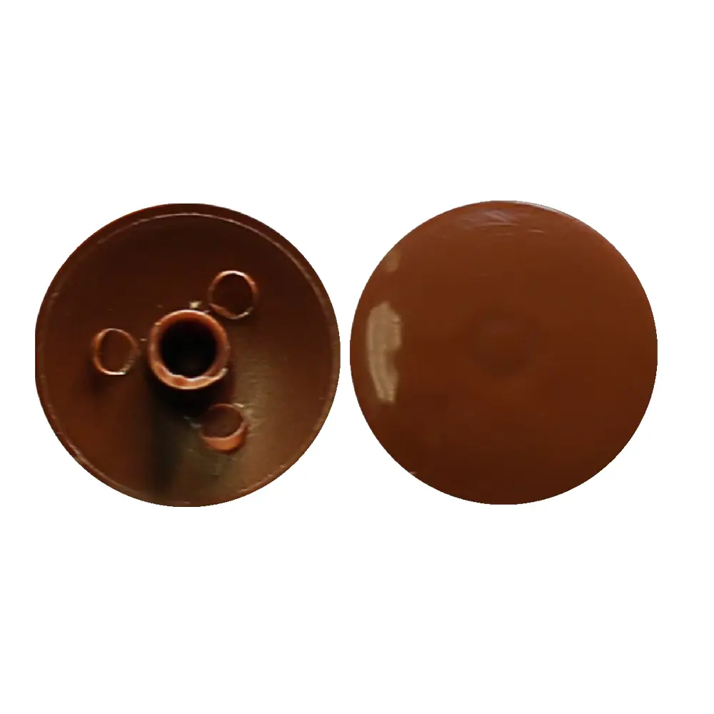 Заглушка эксцентрика 18 мм пластик цвет коричневый матовый 20 шт Santreyd STLM-2055340