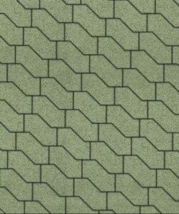 Тротуарные плиты "S-ФОРМА" - В.3.Ф.10 (Гранит) Зеленый