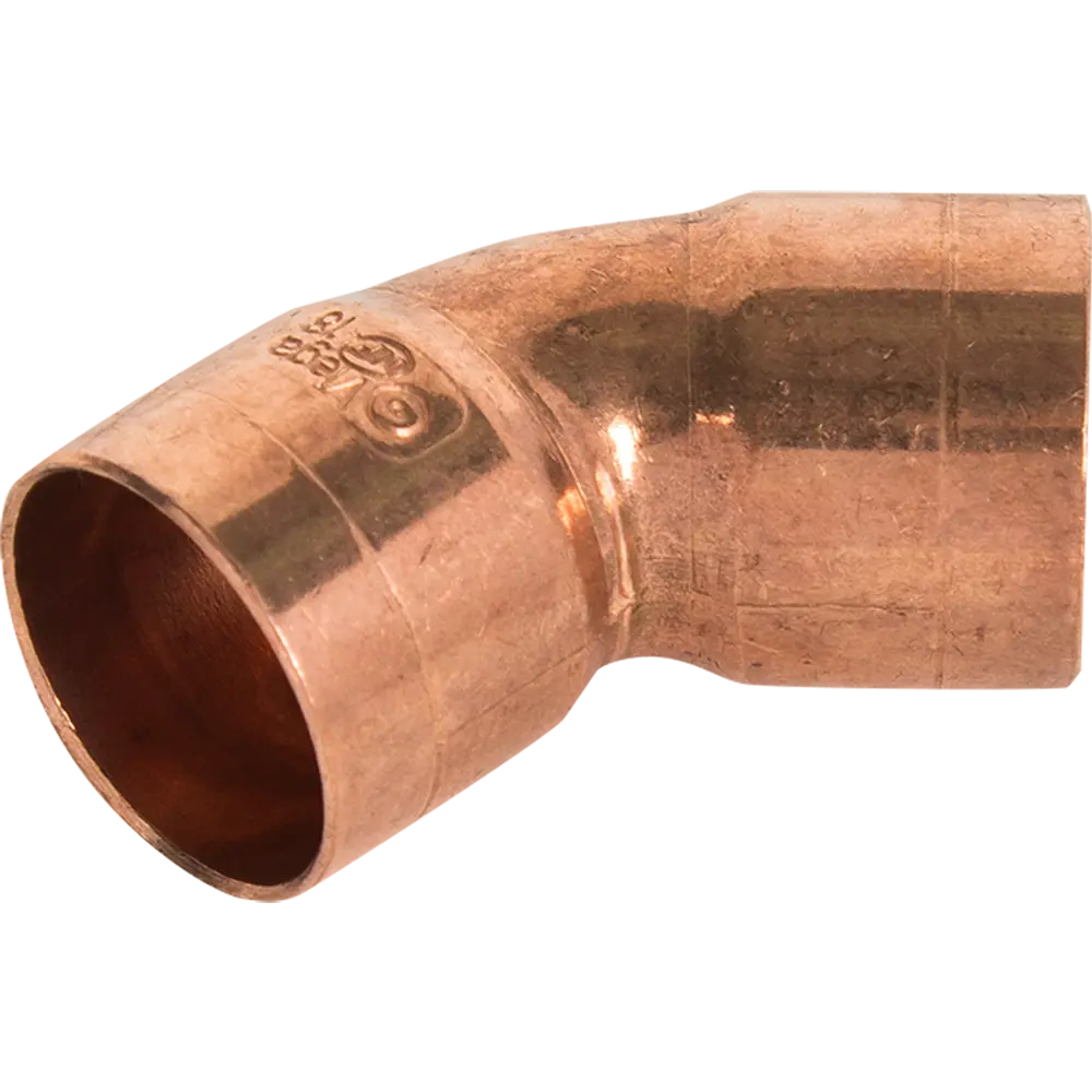 Отвод 45° Viega 18 мм внутреннее-внутреннее соединение, медь 101077 STLM-2126457