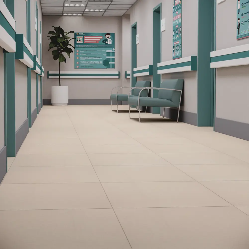 Керамогранит Ecogres EM01 30x30 см 1.53 м² цвет бежевый EcoGamma STLM-2059826 - Вид №4