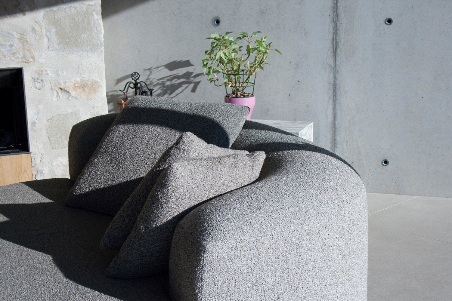 Двусторонняя изогнутая ткань диван CREARTE COLLECTIONS Lab Organic ARCH-00112827 - Вид №8