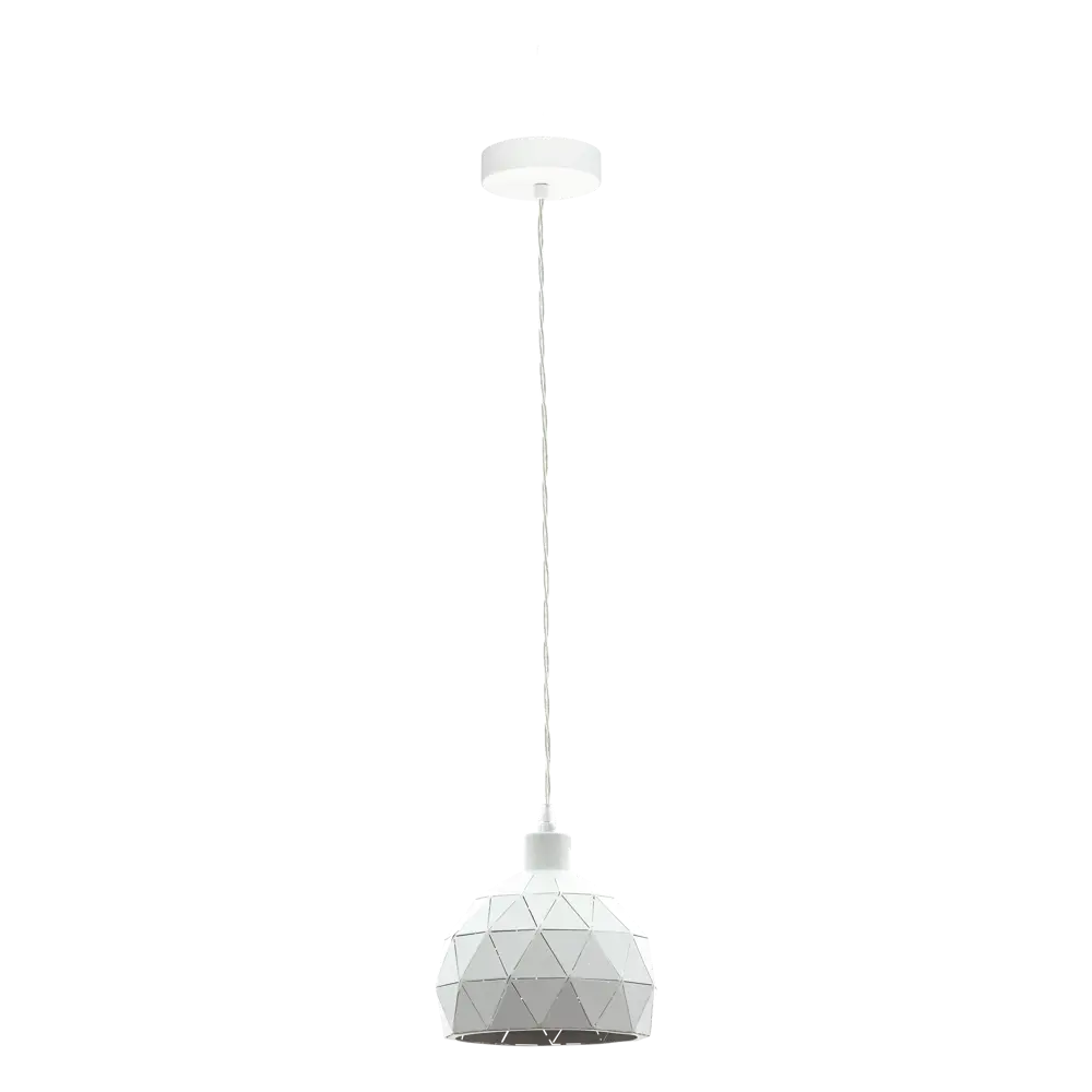 Светильник подвесной Eglo Roccaforte E14 1 лампа цвет белый STLM-2090926