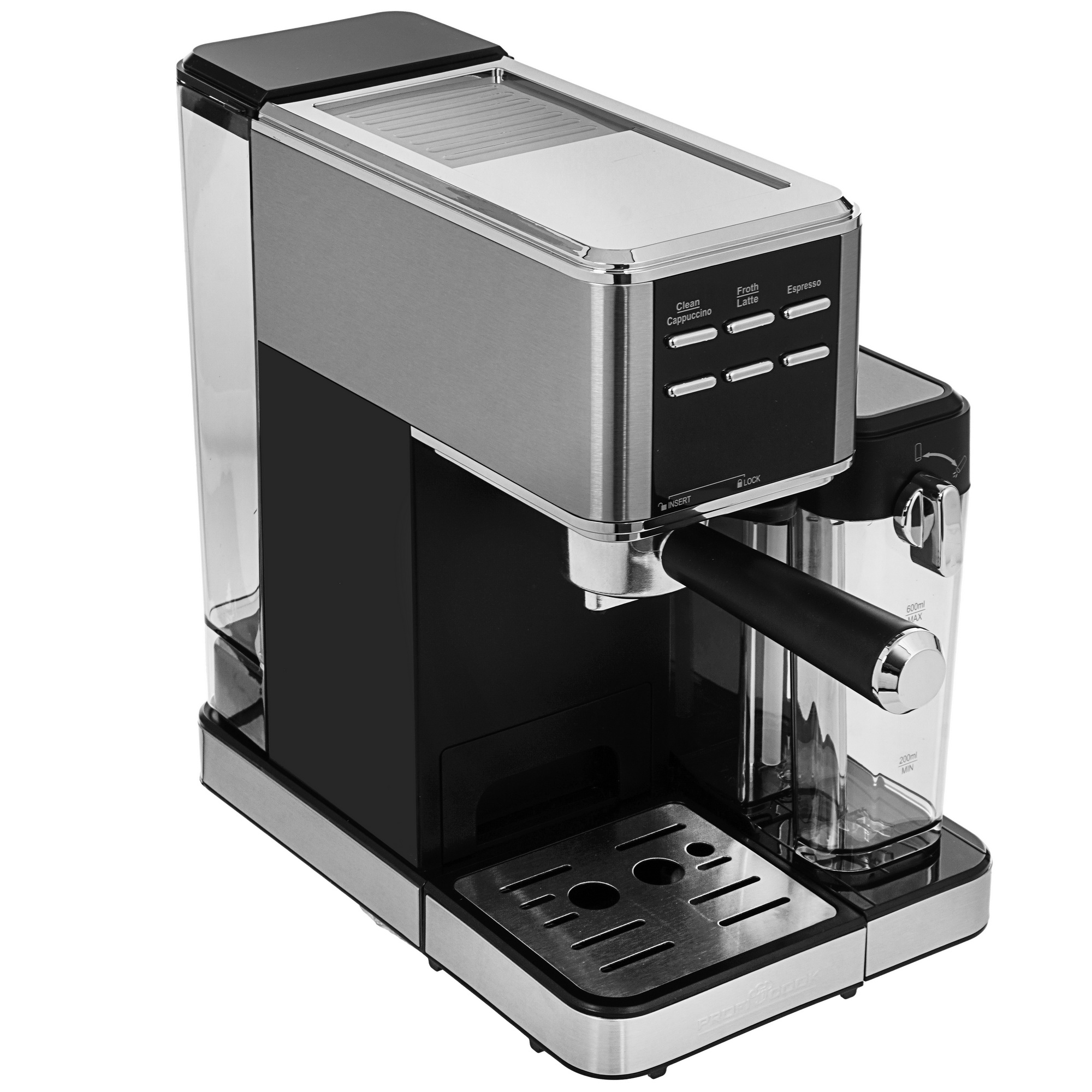 9173417 Кофеварка рожковая ProfiCook PC-ES-KA 1266 серебристый STDN-0015926 - Вид №8