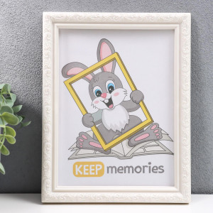 90335015 Рамка 3935856, 15х21 см, пластик, цвет белый Keep memories STLM-0189367 KEEP MEMORIES