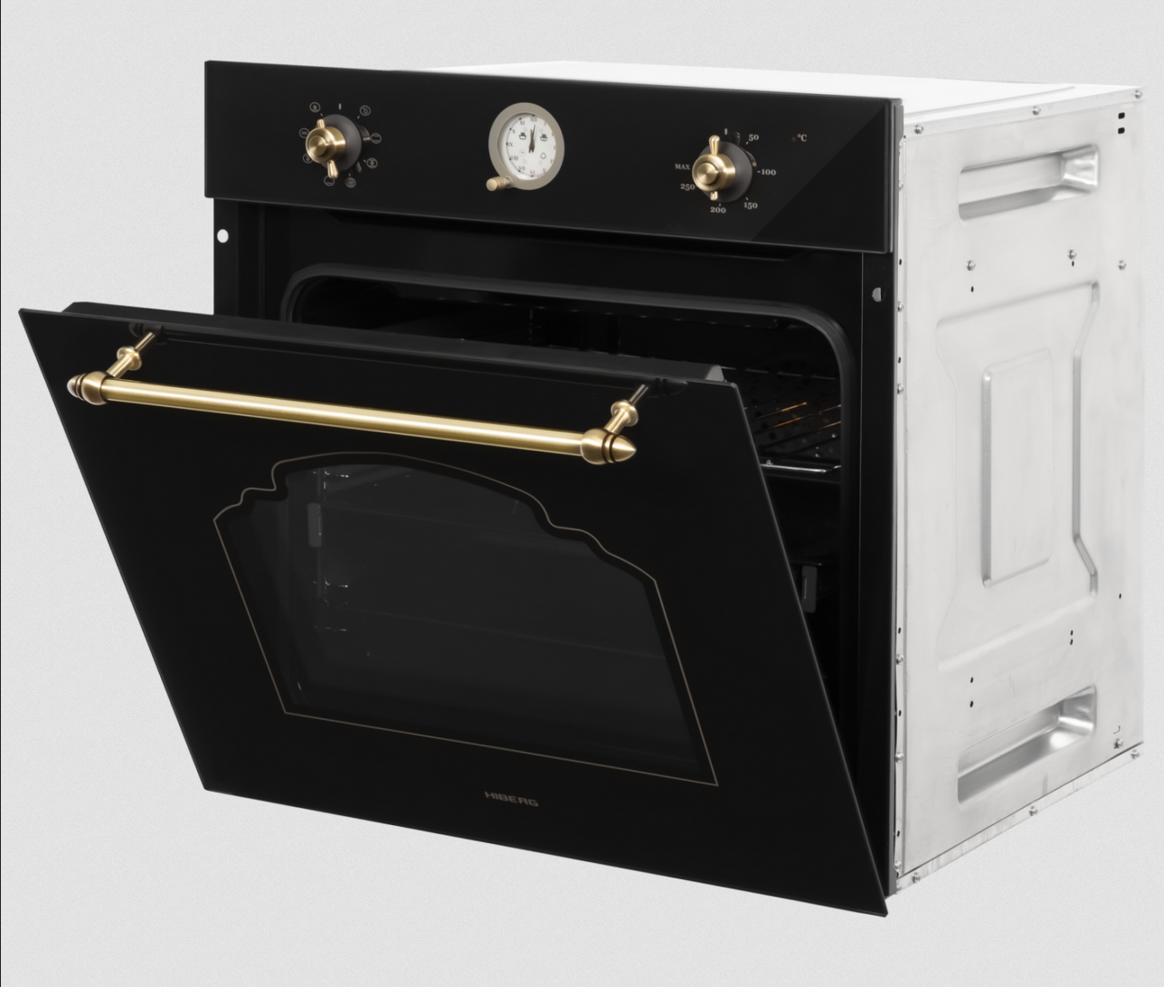 9079292 Электрический духовой шкаф HIBERG VM 6382 BR черный STDN-0037856 - Вид №2
