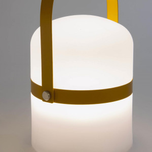 091932 Настольная мини-лампа Lame горчично-желтого цвета La Forma Ridley