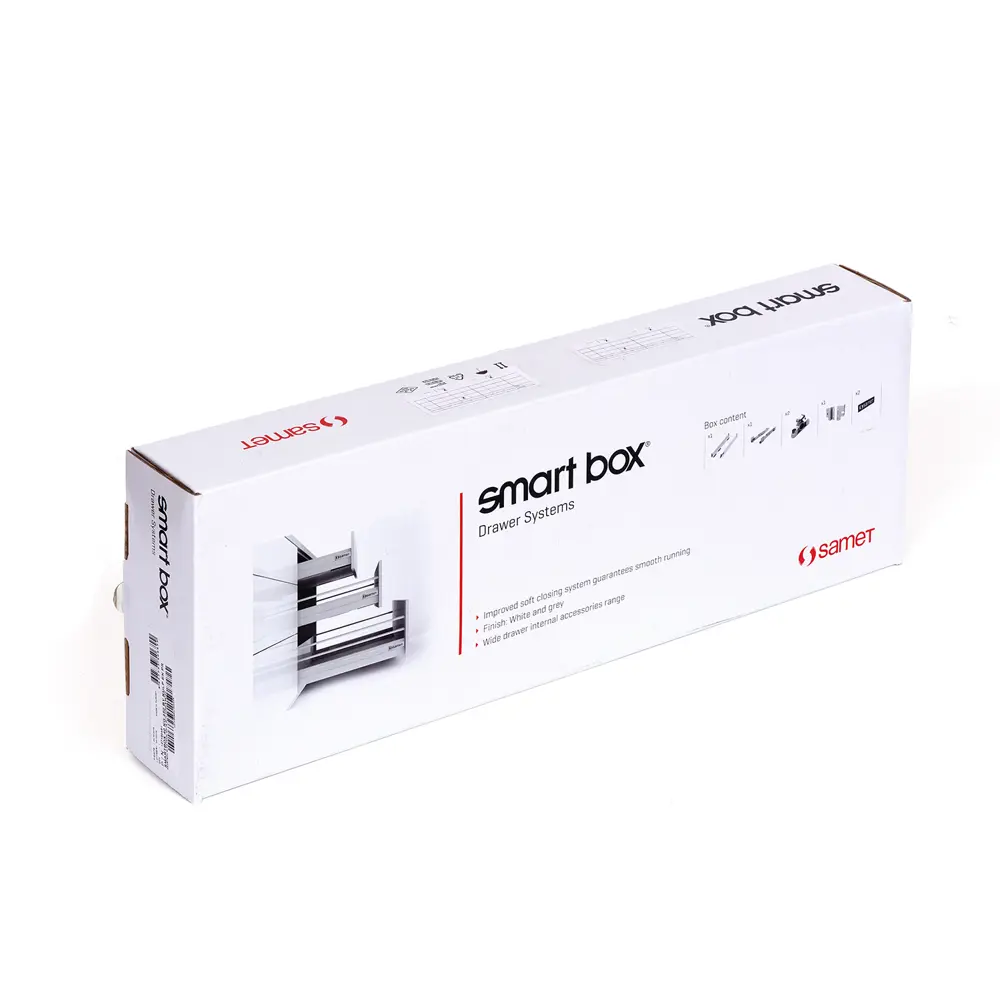 Комплект роликовых направляющих Smartbox 450 мм, сталь, цвет белый 85441392 STLM-2016340 Santreyd  - Вид №5