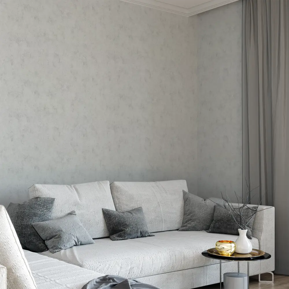INSPIRE Decobeton: флизелиновые обои светло-серые под покраску 87542855 STLM-0074357 - Вид №3