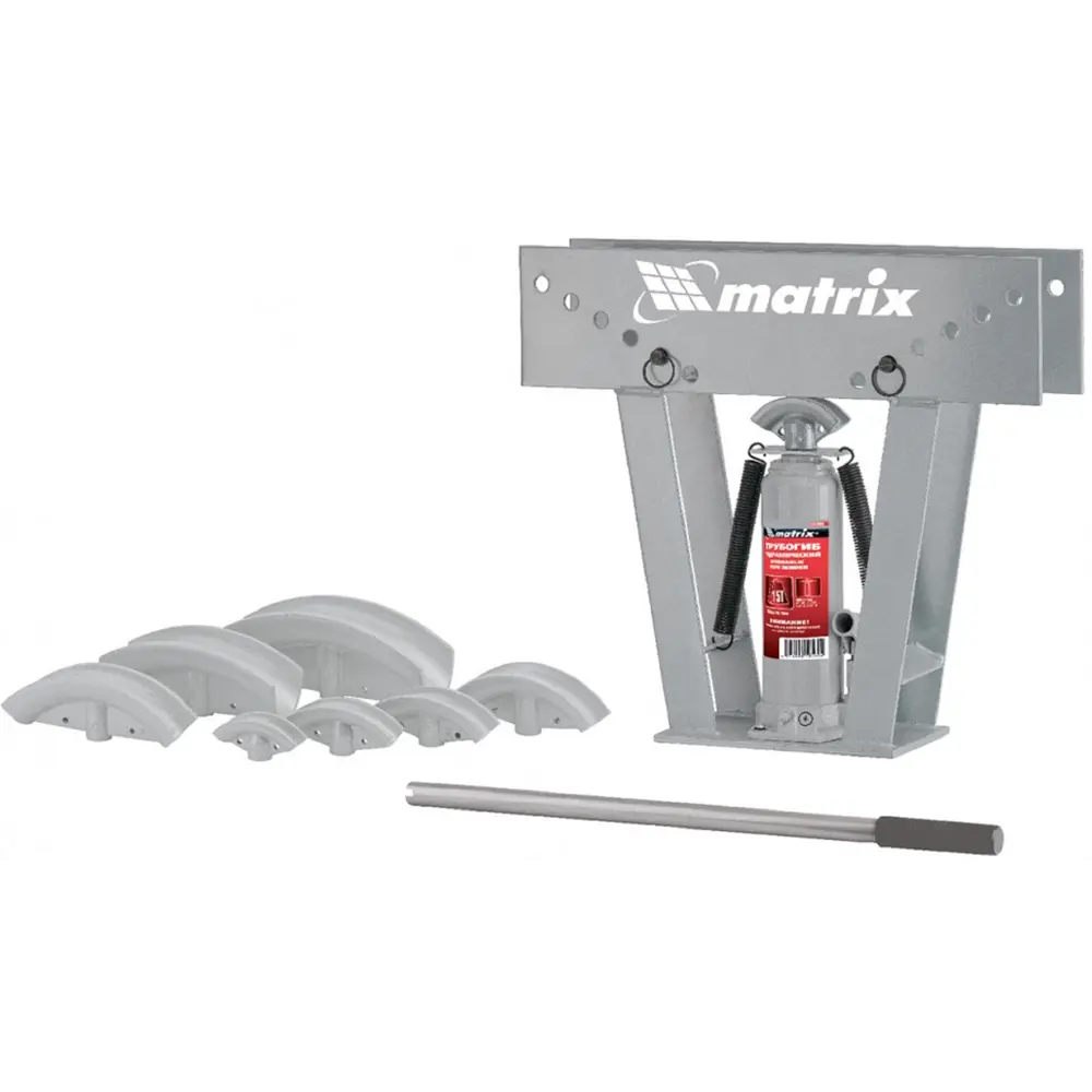 Трубогиб гидравлический Matrix максимальное усилие 15 т для труб 1/2-3 дюйма STLM-2026980