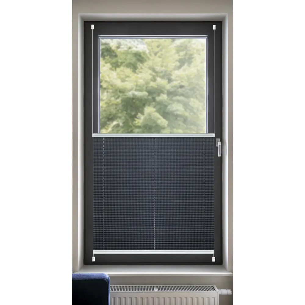 Штора плиссе 65x170 см жаккард графитовая Santreyd STLM-2107419 - Вид №4