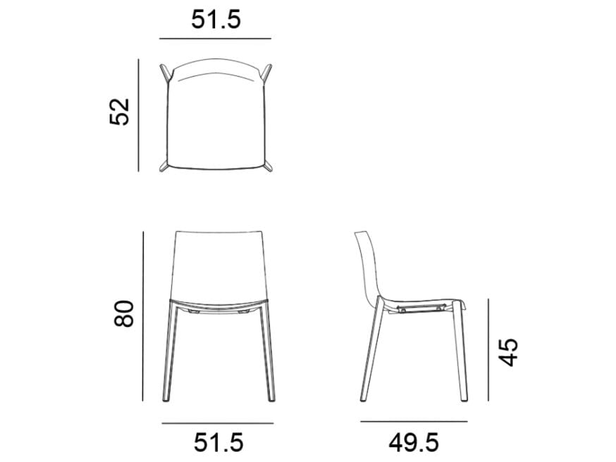 Стул из полипропилена Arper Catifa (RE) 46 ARCH-00031183 - Вид №5