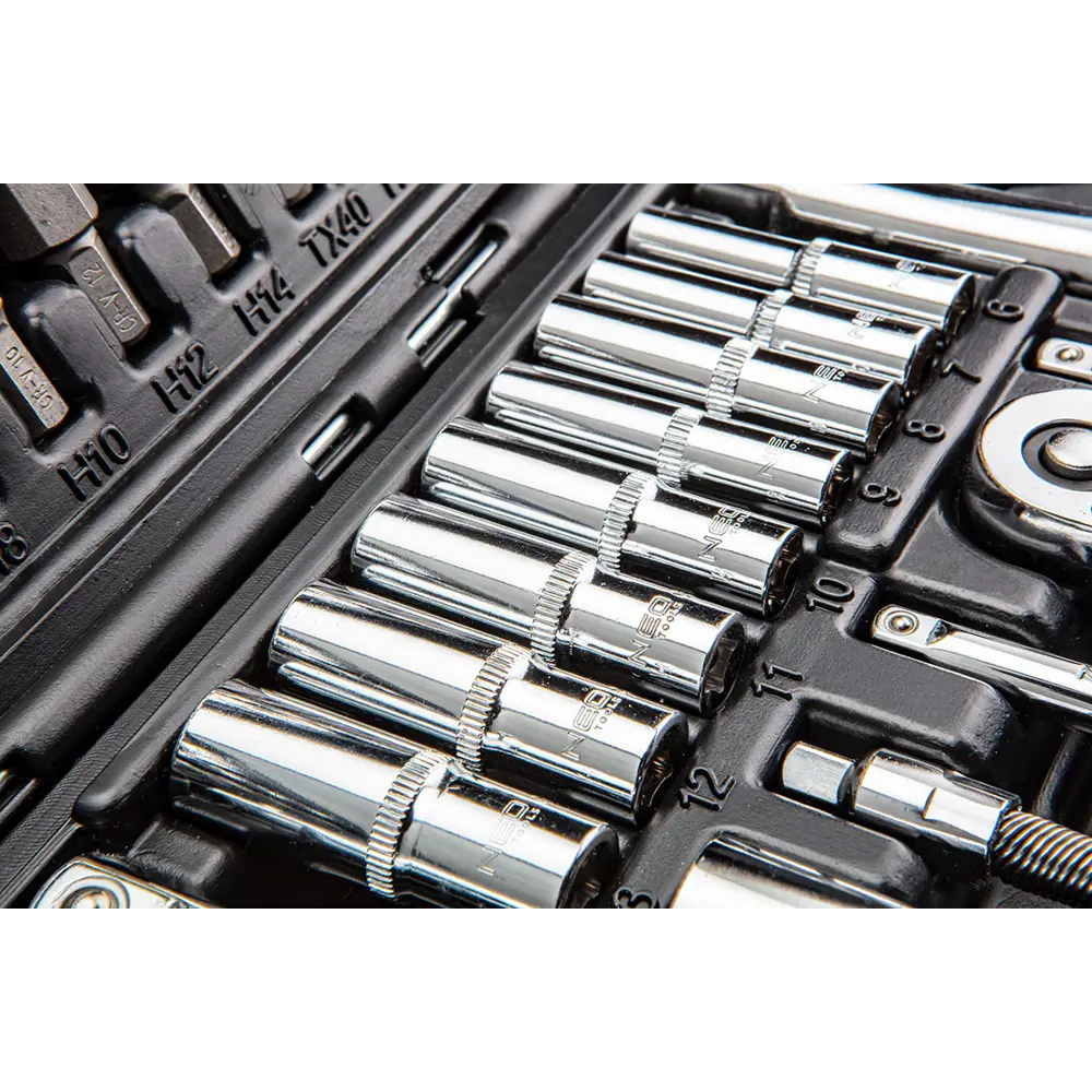 Набор торцевых головок Neo 111 предметов, 1/2”, 1/4” 82866089 STLM-2086967 Neò  - Вид №5