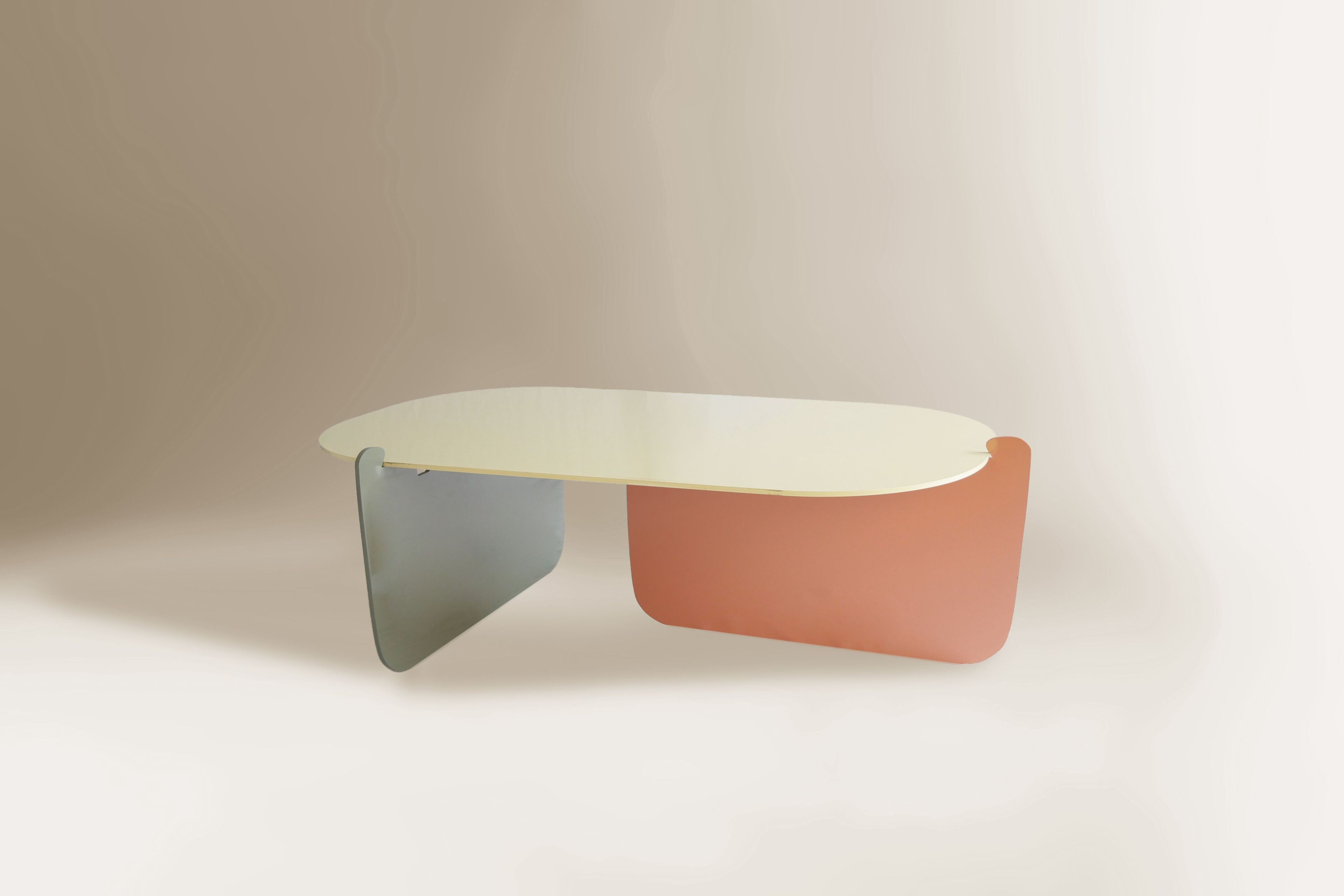 Прямоугольный металлический журнальный столик DOVAIN STUDIO BALEEN ARCH-00117389 - Вид №2