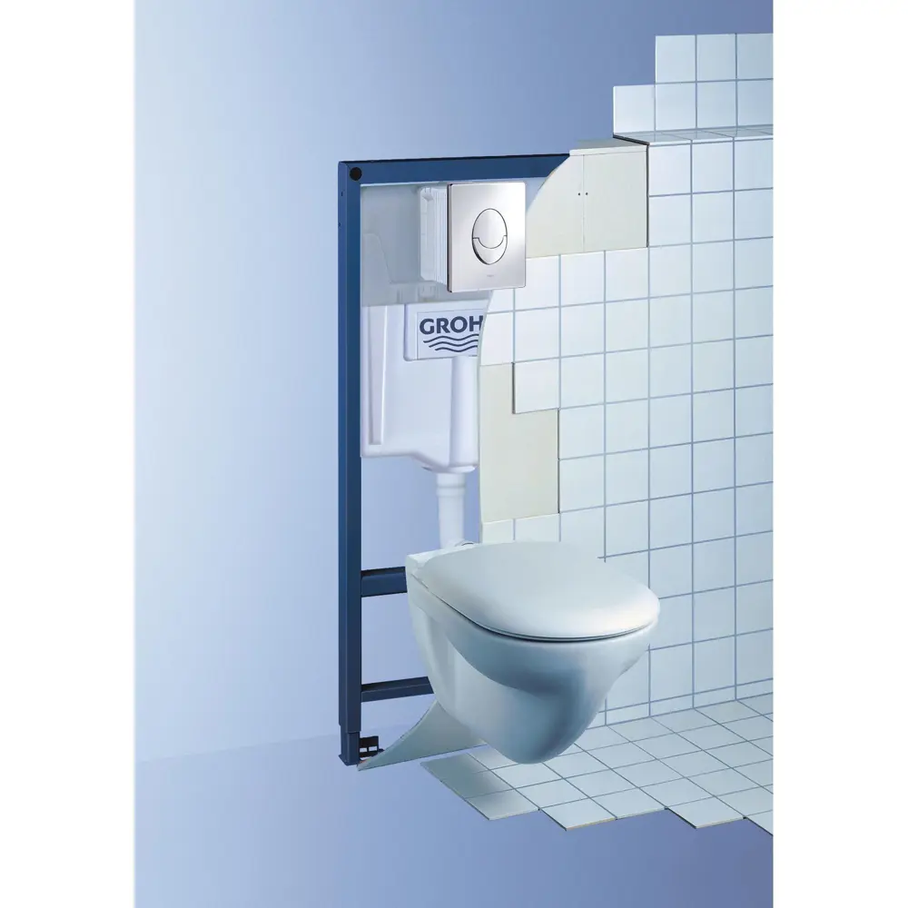 Панель для инсталляции Grohe Skate Air двойной смыв цвет хром Без серии STLM-2011289 - Вид №7
