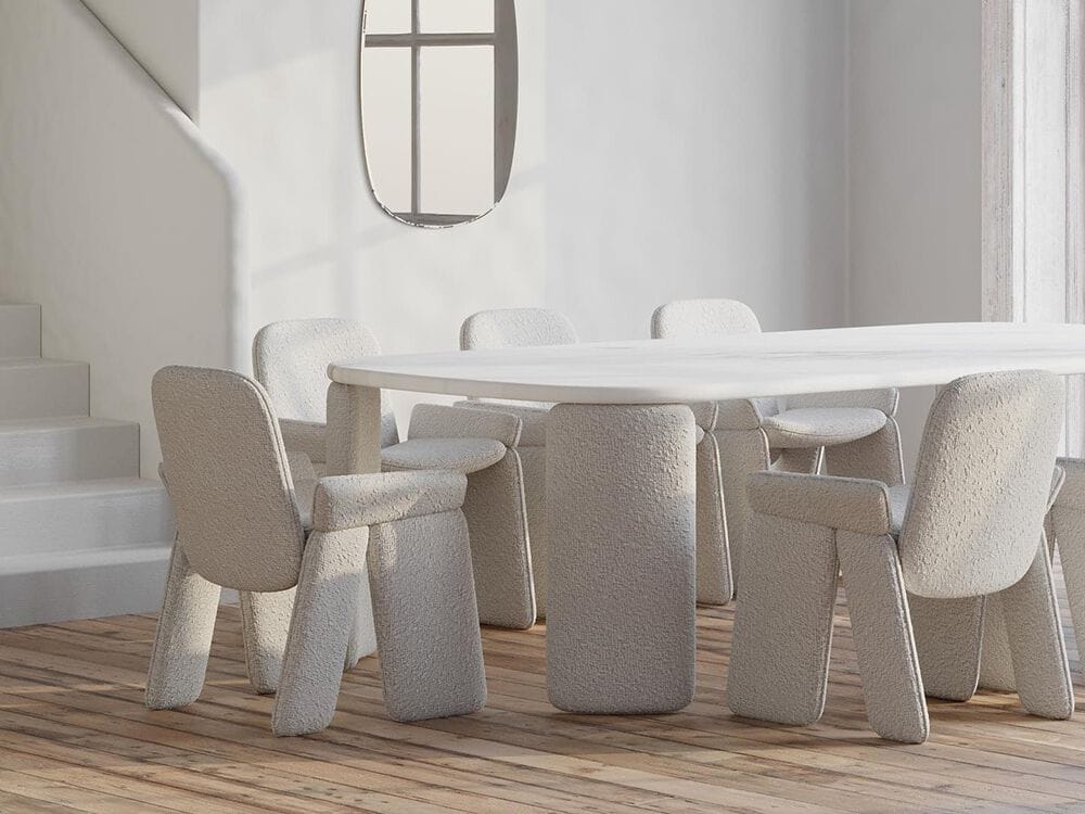 Тканевый стул с подлокотниками DIZA Cut ARCH-00027815 - Вид №5