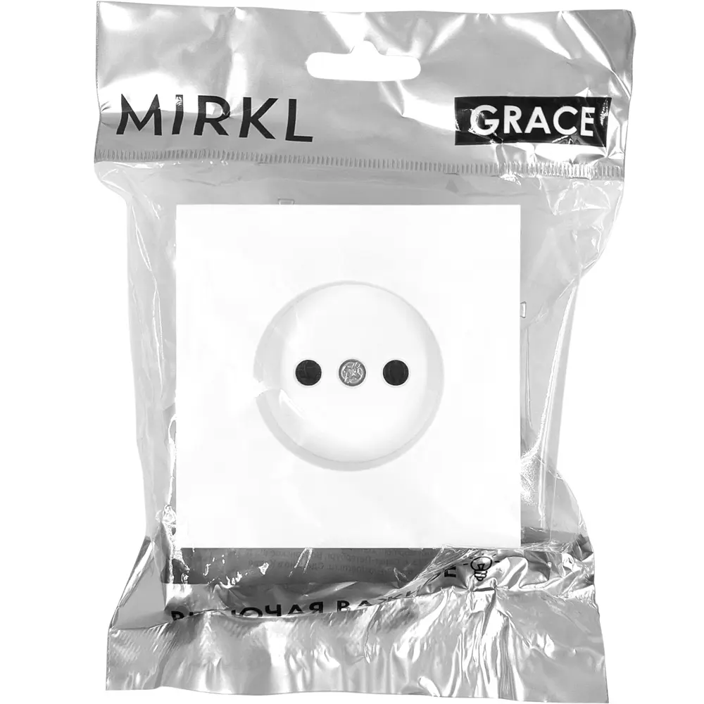 Розетка встраиваемая Mirkl Grace белая без заземления 89393852 STLM-1521071 - Вид №4