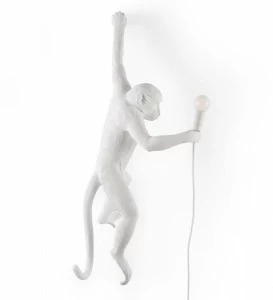 Seletti Настенный светильник из смолы The monkey lamp