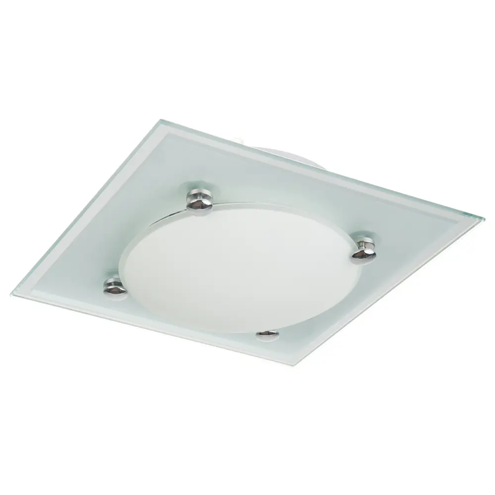 Светильник настенно-потолочный Specchio 1xE27x60 Вт, цвет серебро/белый Globo STLM-2210048