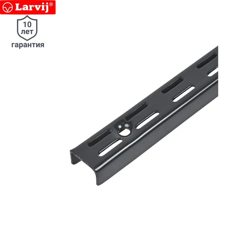 Направляющая двухрядная Larvij 100 см 55 кг/20 см цвет чёрный STLM-2043083