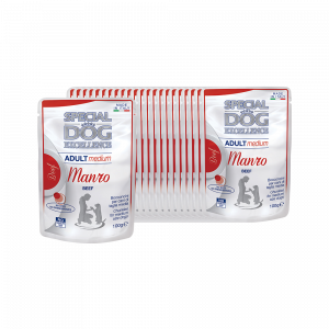 ПР0059889*24 Корм для собак EXCELLENCE Chunkies для средних пород, говядина пауч 100г (упаковка - 24 шт) SPECIAL DOG