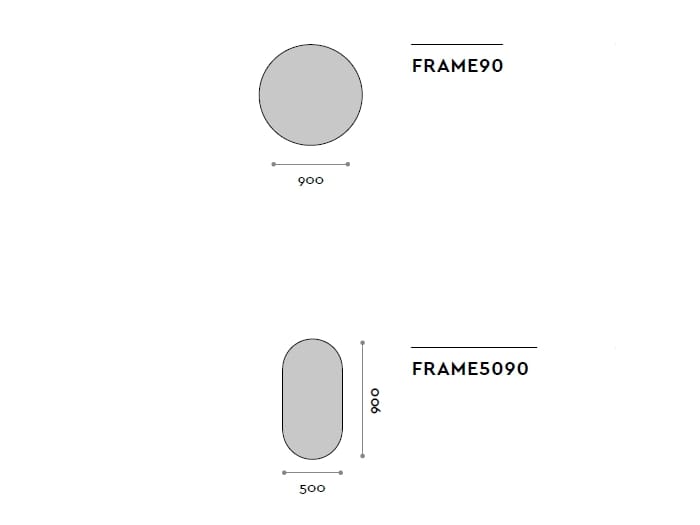 Круглое зеркало со встроенным настенным освещением FIT INTERIORS FRAME ARCH-00047556 - Вид №2