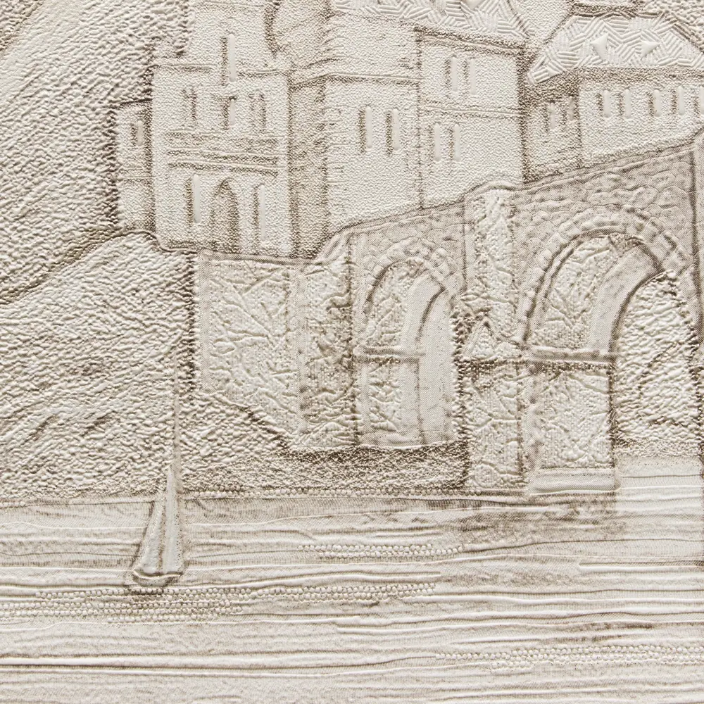 Обои флизелиновые Аспект Барельеф бежевые 1.06 м 70240-18 АСПЕКТ РУ STLM-2127201 - Вид №1