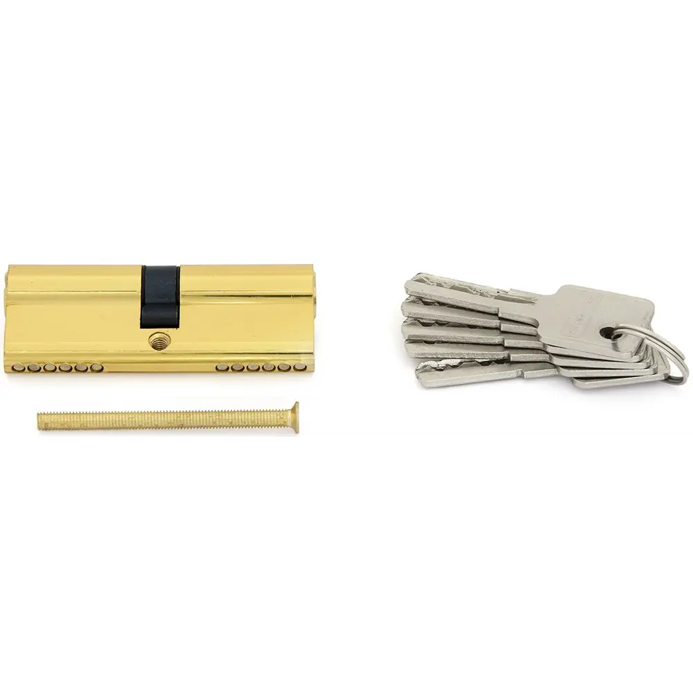 Цилиндр Palladium C ET PB, 40x40, ключ/ключ, цвет золотистый STLM-2048263 - Вид №1