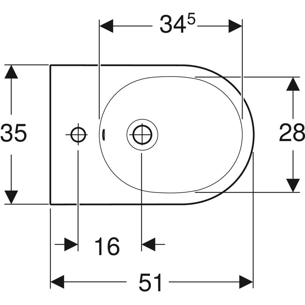Напольное оконное биде Geberit Акант ARCH-00144767 - Вид №2