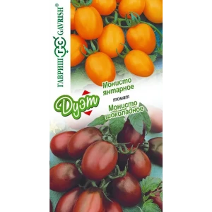Семена овощей Гавриш томат Монисто шоколадное и Монисто янтарное