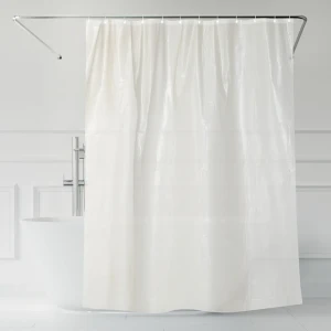 Штора для душа с кольцами 180x180 см Peva цвет серо-бежевый