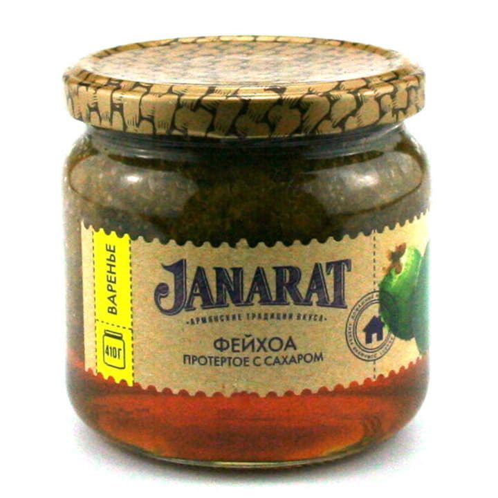 Варенье фейхоа протертое с сахаром Janarat 410 г Santreyd 9699 - Вид №1