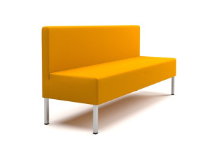 Модульный 3-местный диван с огнестойкой обивкой