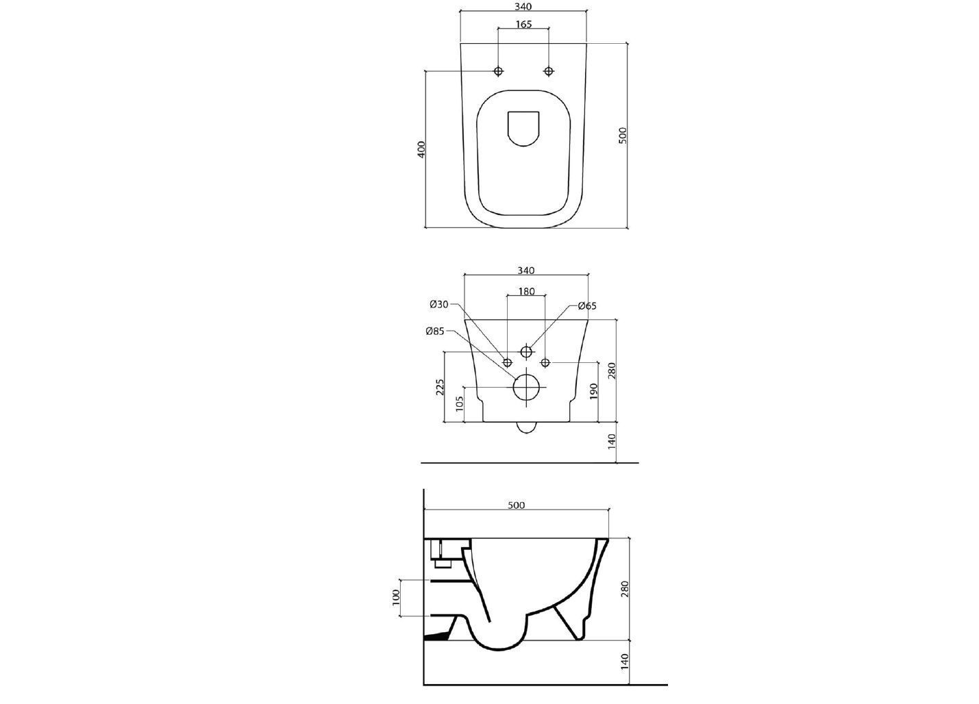 Керамический подвесной туалет Gaia Mobili Complements ARCH-00044469 - Вид №2