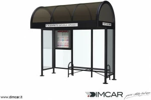 DIMCAR Металлический навес для автобусной остановки Elite