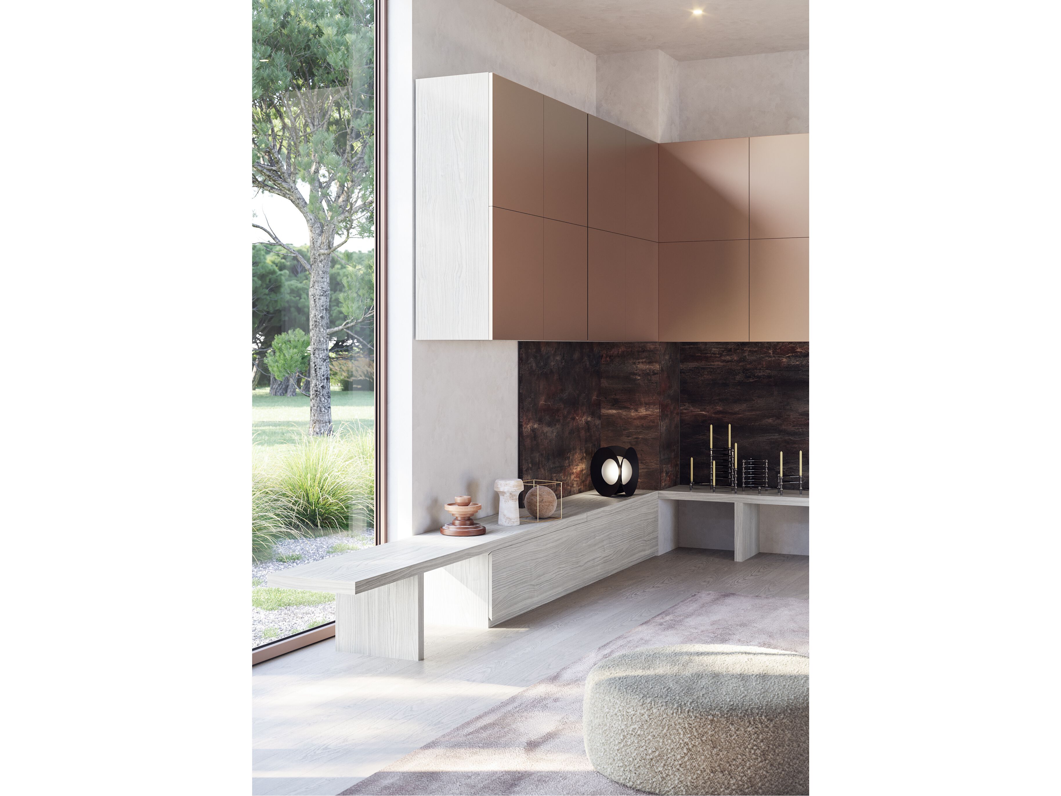 Оборудованная стена / книжный шкаф Giessegi день за днем ARCH-00149919 - Вид №1