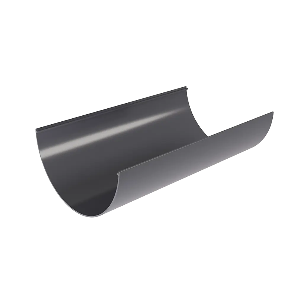 Желоб водосточный Grand Line 120 мм 2 м цвет графитовый STLM-2060336