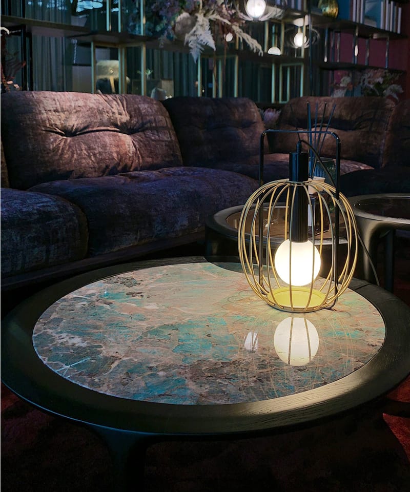 Металлическая светодиодная настольная лампа Borzalino ARCH-00082605 - Вид №8