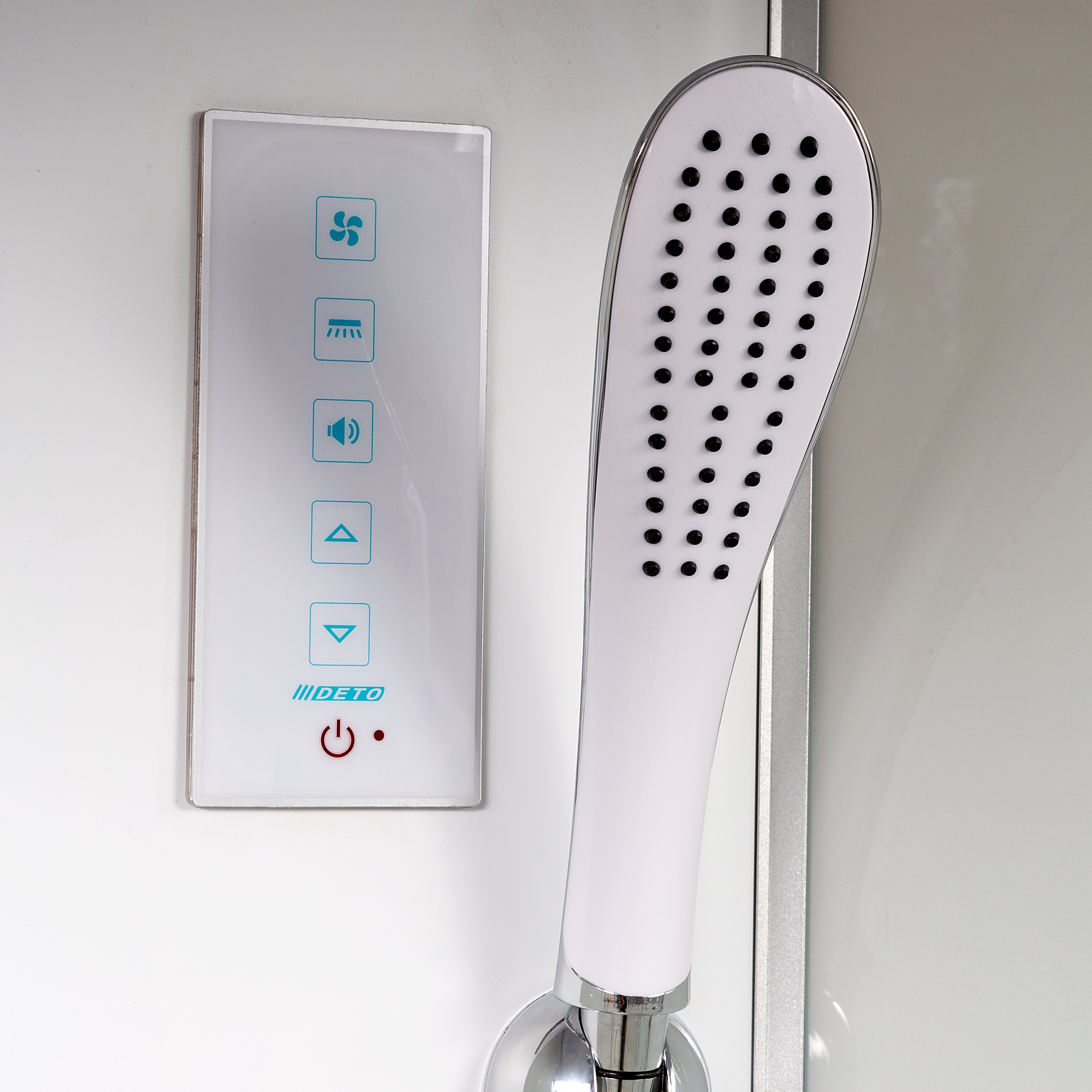 BМ1510 с электрикой BLACK Душевая кабина DETO Серия ВМ L 902 L с электрикой - Вид №10