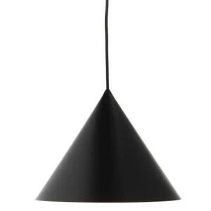 Лампа подвесная Benjamin XL, черная матовая, черный шнур