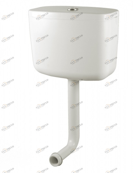 Бачок Инкоэр пластиковый среднерасполож. с креплением на стену и трубой 491200 Santreyd 102522