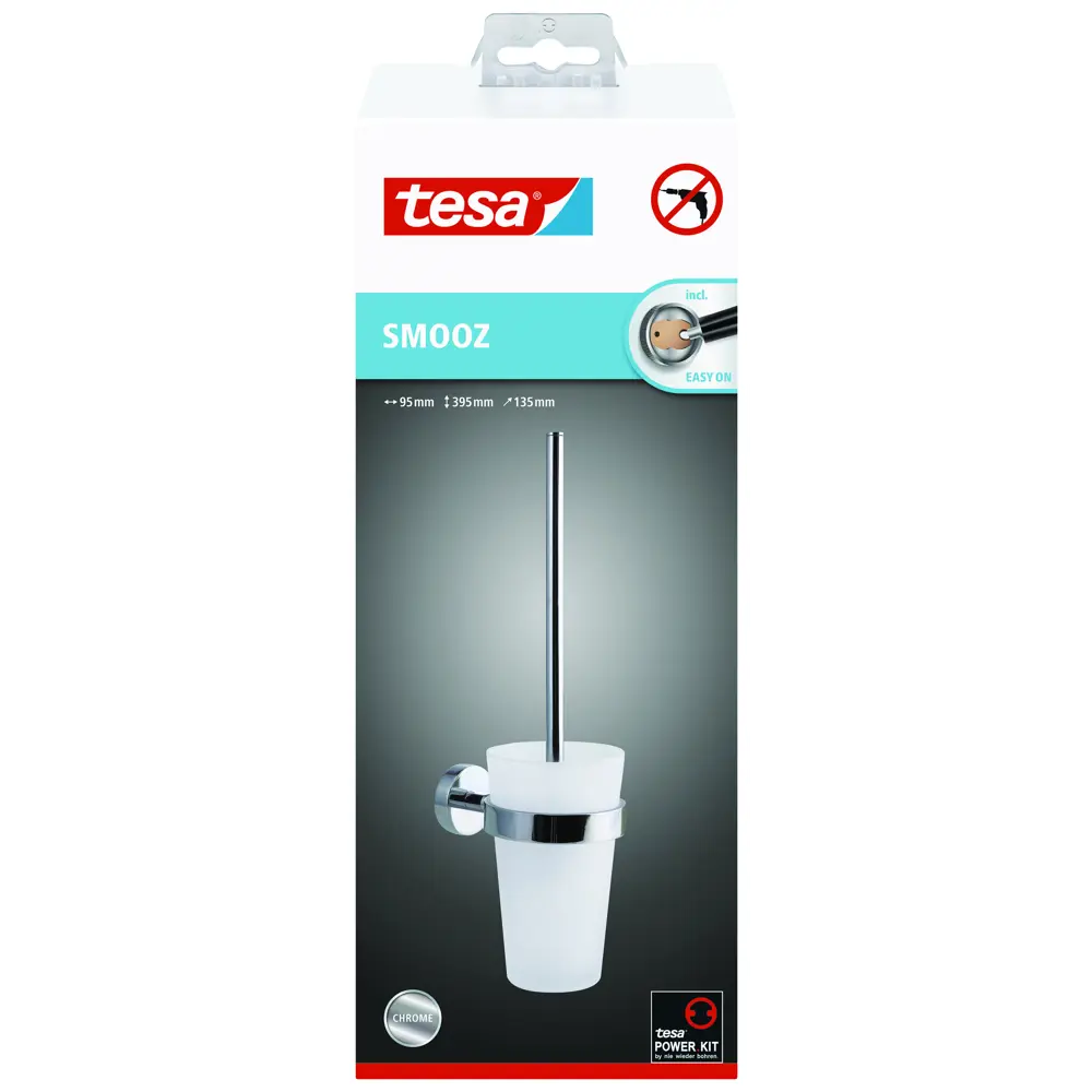 Ершик для унитаза Tesa Smooz цвет серебро STLM-2076227 - Вид №1
