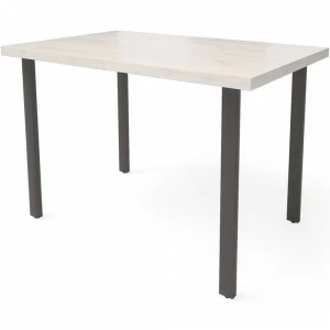 Обеденный стол прямоугольный белый дуб 120 см "Лофт" П light B MILLWOOD RAW 134435 Белый