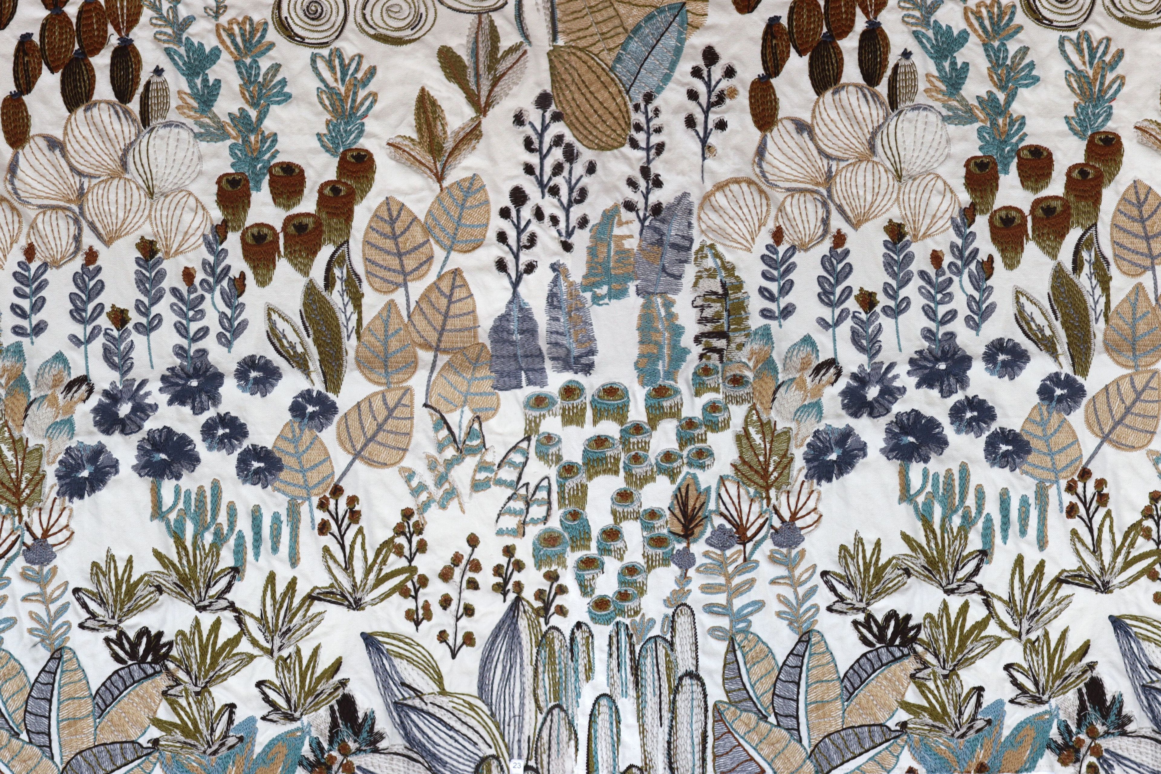 Хлопчатобумажная ткань с цветочным рисунком Aldeco Veva ARCH-00053840