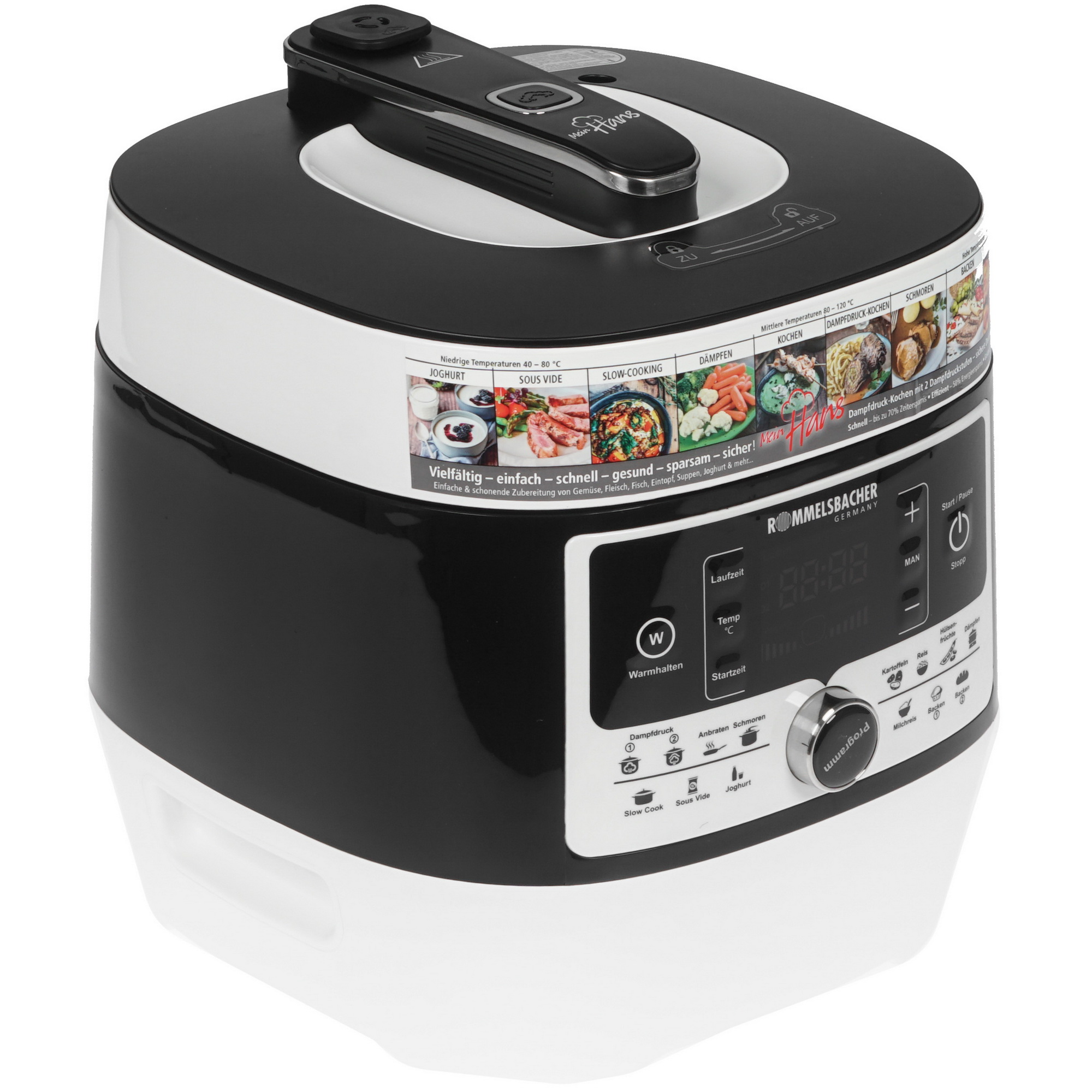 8134869 Мультиварка-скороварка Rommelsbacher MD 1000 белый STDN-0048021