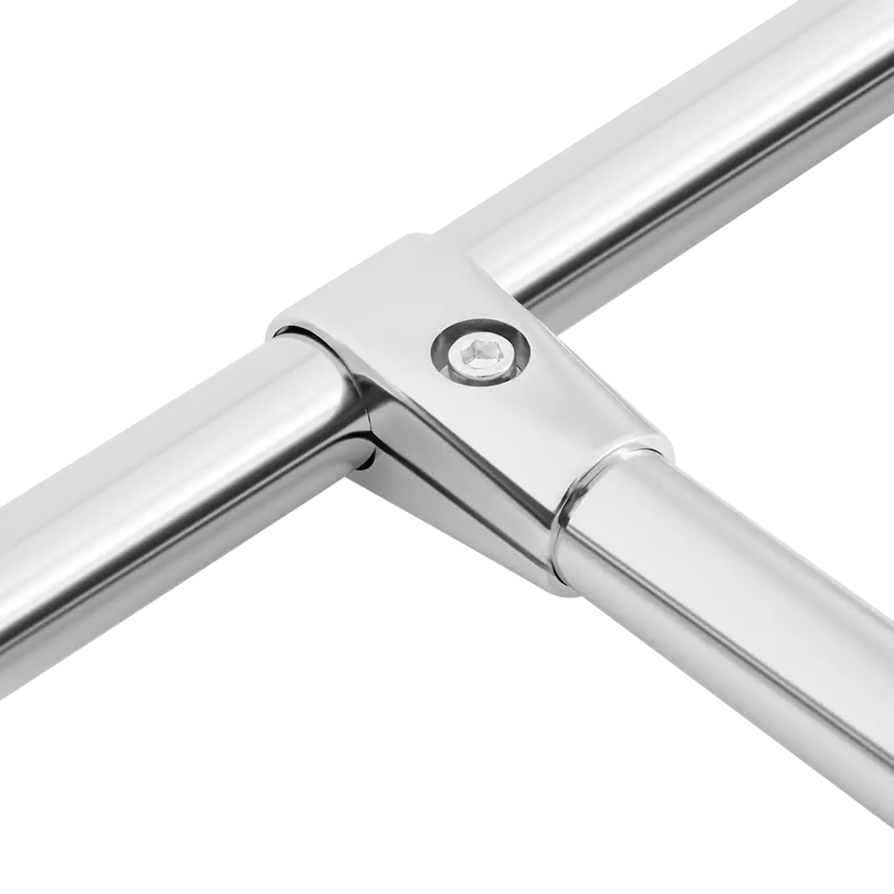 Соединитель 2-х труб Т-образно, цвет хром PALLADIUM STLM-2070680 - Вид №2