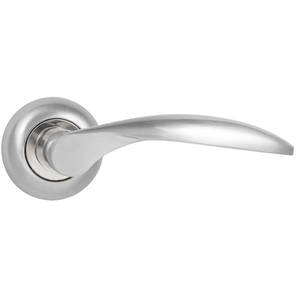 Дверная ручка EDSON EDS-13-Z01 с автовозвратом в матовом хроме 82677950 STLM-0033859 - Вид №1