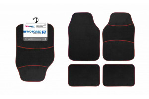 16377502 Автомобильные коврики MotoRed 3 резина/ковр., универсальные, Black 64467 Carfort