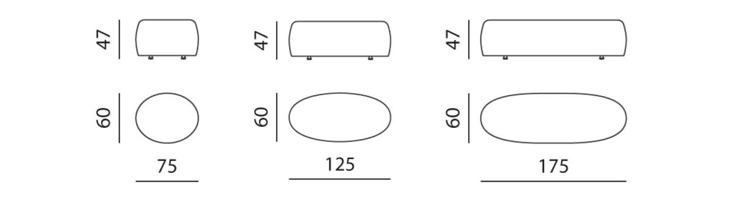 Круглый кожаный пуф LEOLUX LX LX99P ARCH-00034896 - Вид №2